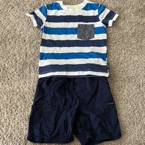 2t boys short and tshirt set